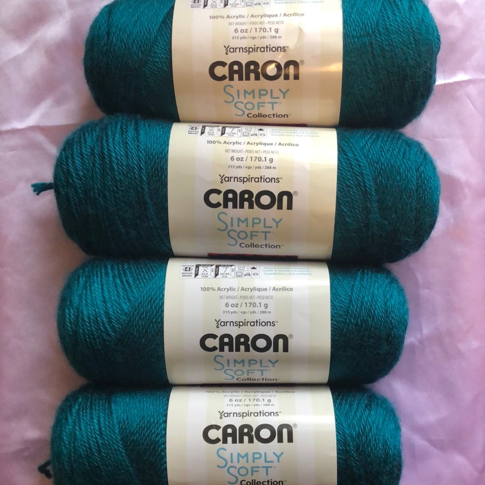 Caron Simply Soft Yarn in Teal (Pagoda)